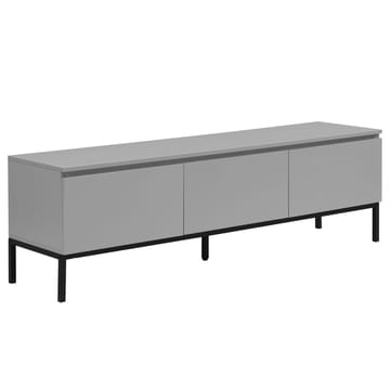 Dorvik TV-benk 150 cm med 3 skuffer - lysegrå og svart - Oppbevaring - Oppbevaringsmøbler - Sideboard & skjenk