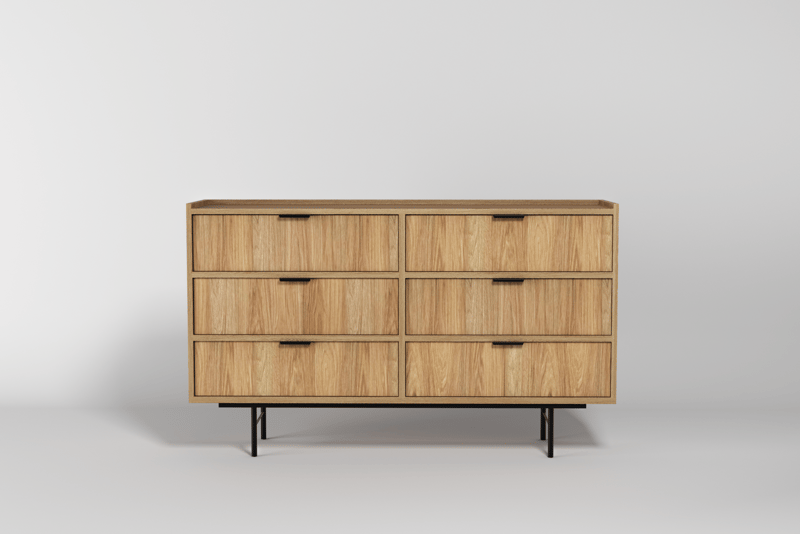Dravo Kommode 150 cm - Naturlig hickory - Oppbevaring - Oppbevaringsmøbler - Kommode