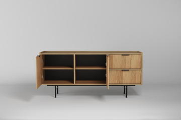 Dravo Skjenk 68x150 cm - Naturlig hickory - Oppbevaring - Oppbevaringsmøbler - Sideboard & skjenk