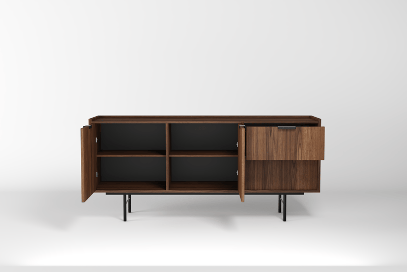 Dravo Skjenk 68x150 cm - Warmia valnøtt - Oppbevaring - Oppbevaringsmøbler - Sideboard & skjenk