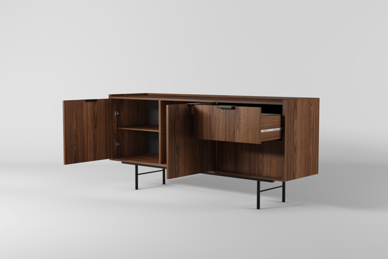 Dravo Skjenk 68x150 cm - Warmia valnøtt - Oppbevaring - Oppbevaringsmøbler - Sideboard & skjenk