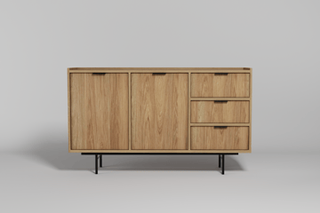 Dravo Skjenk 90x150 cm - Naturlig hickory - Oppbevaring - Oppbevaringsmøbler - Sideboard & skjenk