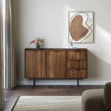 Dravo Skjenk 90x150 cm - Warmia valnøtt - Oppbevaring - Oppbevaringsmøbler - Sideboard & skjenk