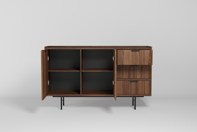 Dravo Skjenk 90x150 cm - Warmia valnøtt - Oppbevaring - Oppbevaringsmøbler - Sideboard & skjenk