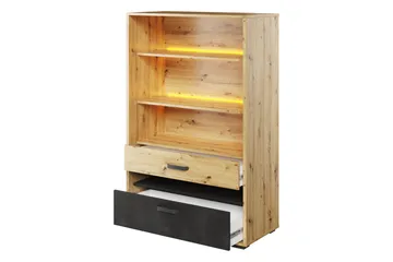 Drift Møbelsett Til Stue - Grå - Oppbevaring - Oppbevaringsmøbler - Møbelsett til stue