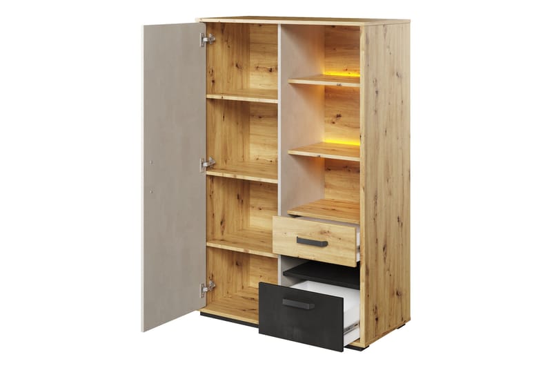 Drift Møbelsett Til Stue - Grå - Oppbevaring - Oppbevaringsmøbler - Møbelsett til stue