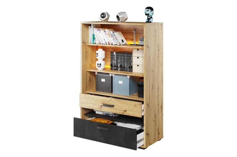 Drift Møbelsett Til Stue - Grå - Oppbevaring - Oppbevaringsmøbler - Møbelsett til stue