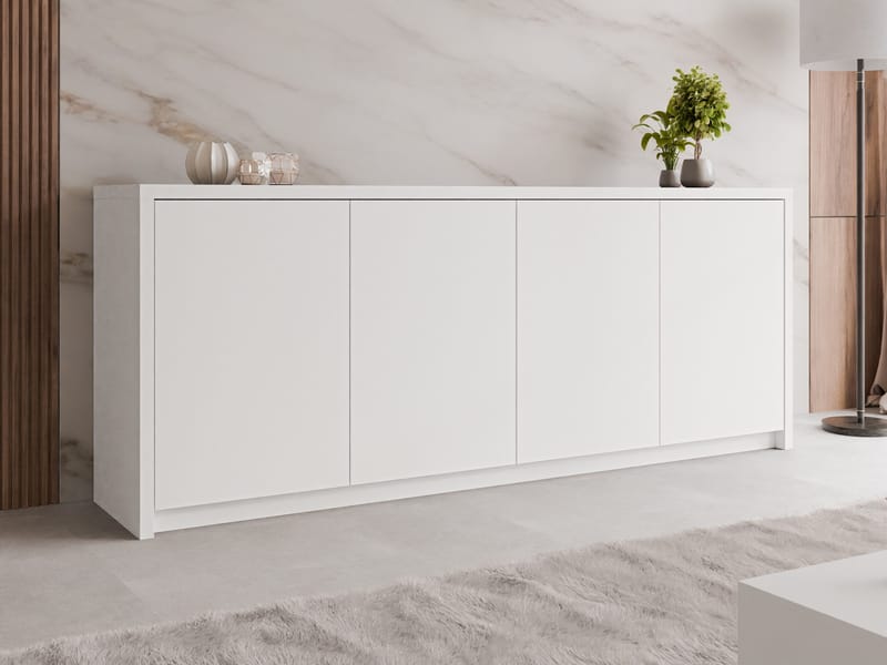 Driva Skjenk 198 cm - Hvit - Oppbevaring - Oppbevaringsmøbler - Sideboard & skjenk