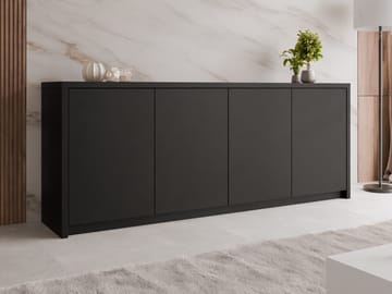 Driva Skjenk 198 cm - Svart - Oppbevaring - Oppbevaringsmøbler - Sideboard & skjenk