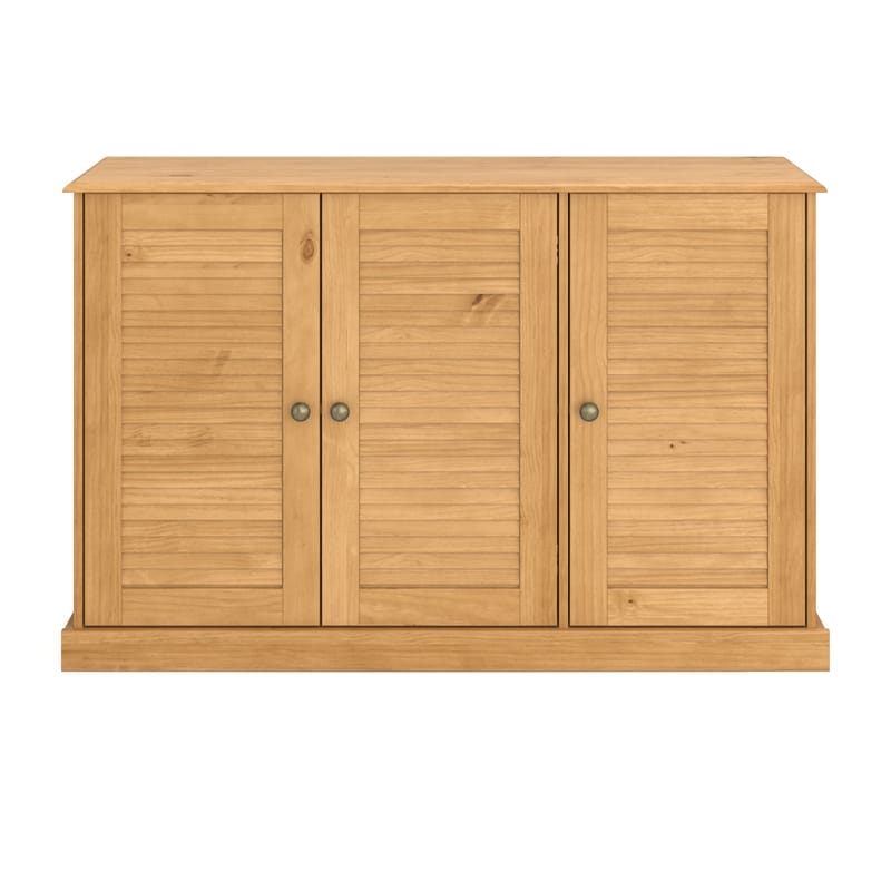 Edith skjenk 125x80 cm - Beiset/vokset naturfuru - Oppbevaring - Oppbevaringsmøbler - Sideboard & skjenk
