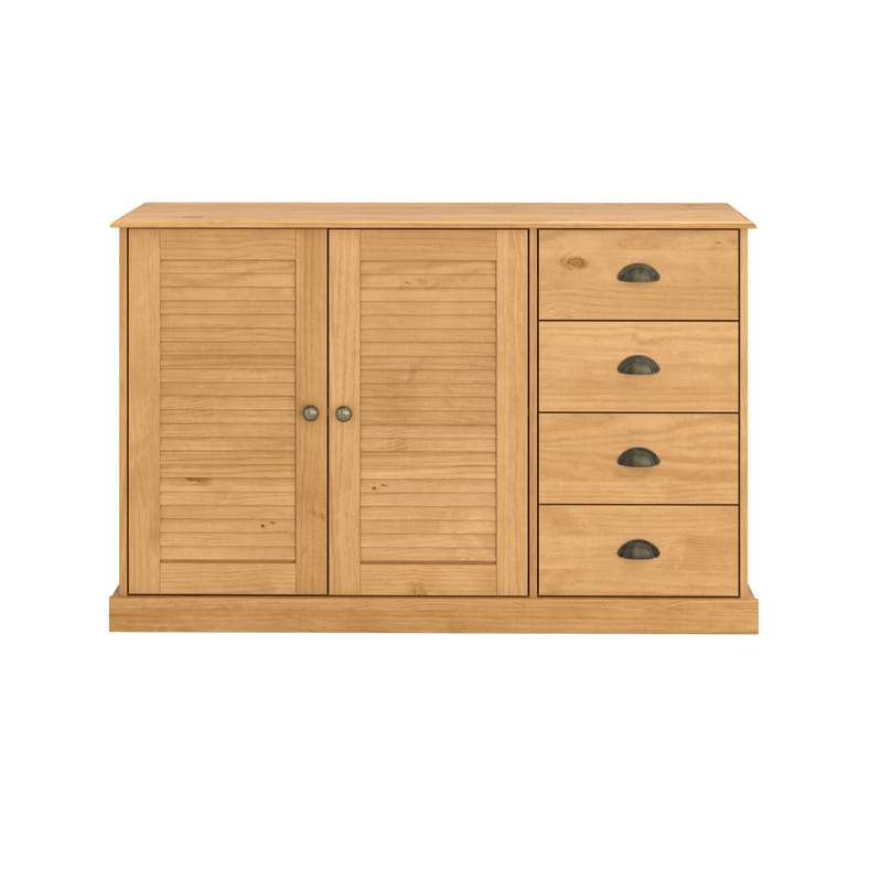 Edith Skjenk 125x80 cm i Furu - Brun - Oppbevaring - Oppbevaringsmøbler - Sideboard & skjenk