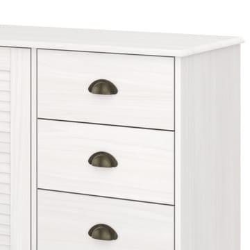 Edith Skjenk 125x80 cm i Tre - Hvit - Oppbevaring - Oppbevaringsmøbler - Sideboard & skjenk
