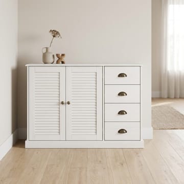 Edith Skjenk 125x80 cm i Tre - Hvit - Oppbevaring - Oppbevaringsmøbler - Sideboard & skjenk