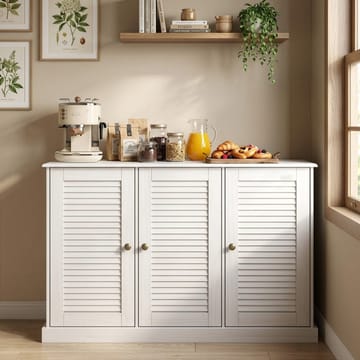 Edith Skjenk 125x80 cm i Tre - Hvit - Oppbevaring - Oppbevaringsmøbler - Sideboard & skjenk