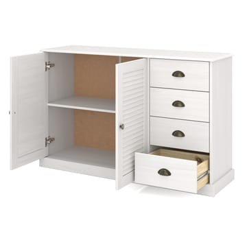 Edith Skjenk 125x80 cm i Tre - Hvit - Oppbevaring - Oppbevaringsmøbler - Sideboard & skjenk