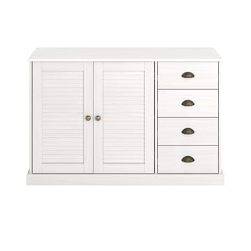 Edith Skjenk 125x80 cm i Tre - Hvit - Oppbevaring - Oppbevaringsmøbler - Sideboard & skjenk