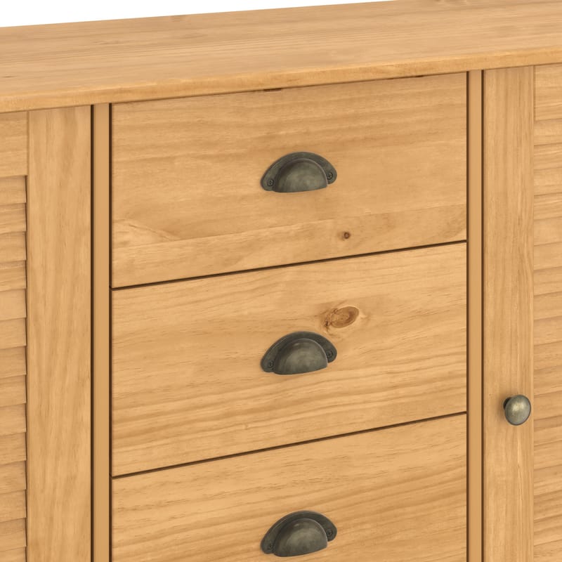 Edith skjenk 166x80 cm - Beiset/vokset - Oppbevaring - Oppbevaringsmøbler - Sideboard & skjenk