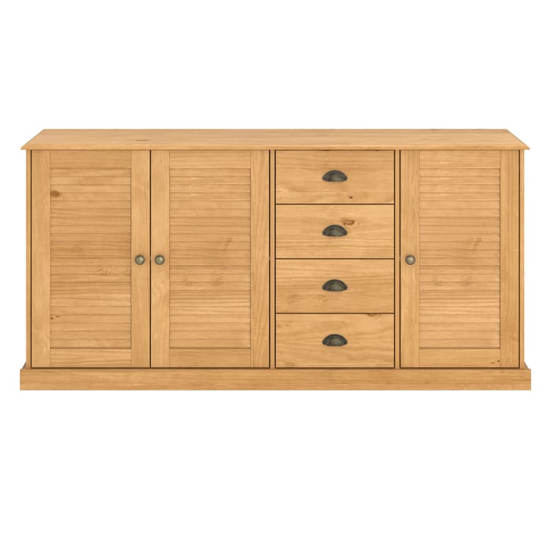 Edith skjenk 166x80 cm - Beiset/vokset - Oppbevaring - Oppbevaringsmøbler - Sideboard & skjenk