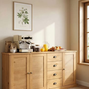 Edith skjenk 166x80 cm - Beiset/vokset - Oppbevaring - Oppbevaringsmøbler - Sideboard & skjenk