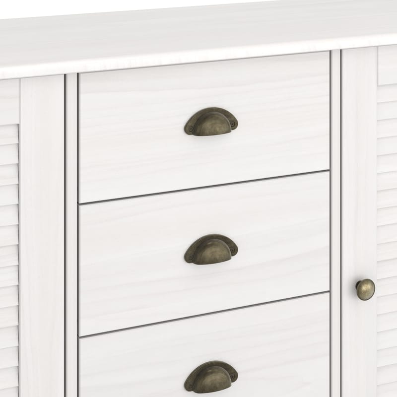Edith skjenk 166x80 cm - Hvit - Oppbevaring - Oppbevaringsmøbler - Sideboard & skjenk