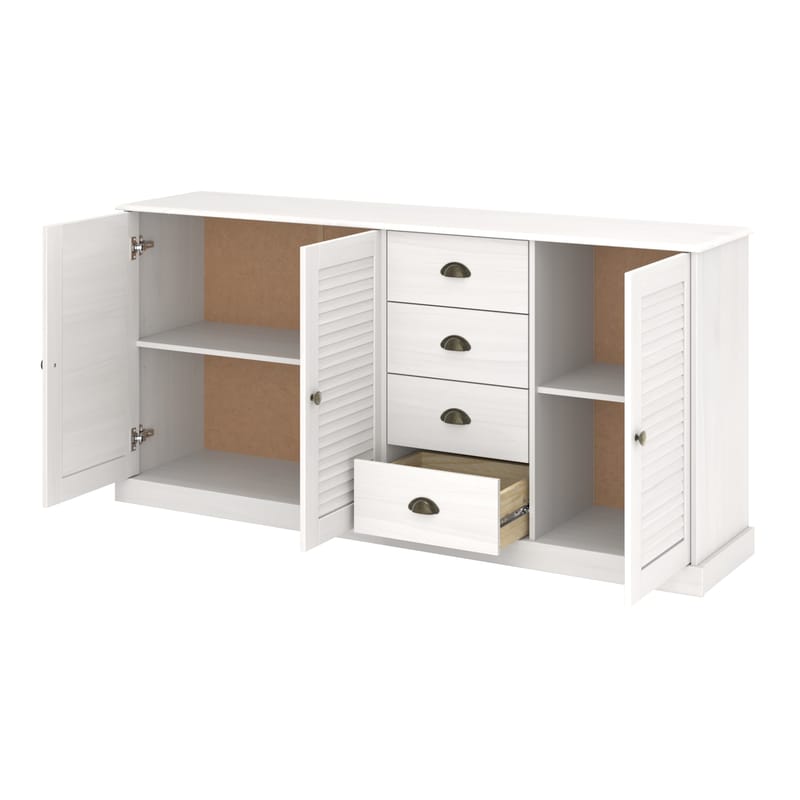 Edith skjenk 166x80 cm - Hvit - Oppbevaring - Oppbevaringsmøbler - Sideboard & skjenk