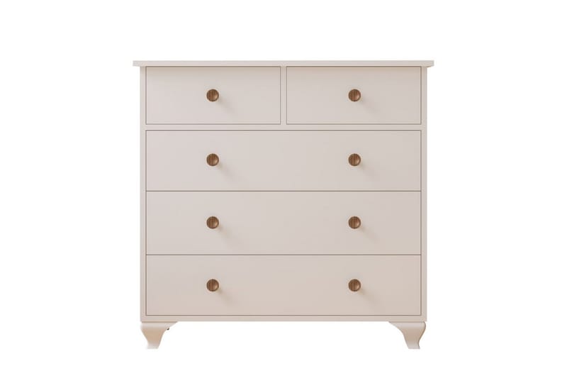 Elyra Hjørnekommode 90 cm - Matt Hvit - Oppbevaring - Oppbevaringsmøbler - Kommode