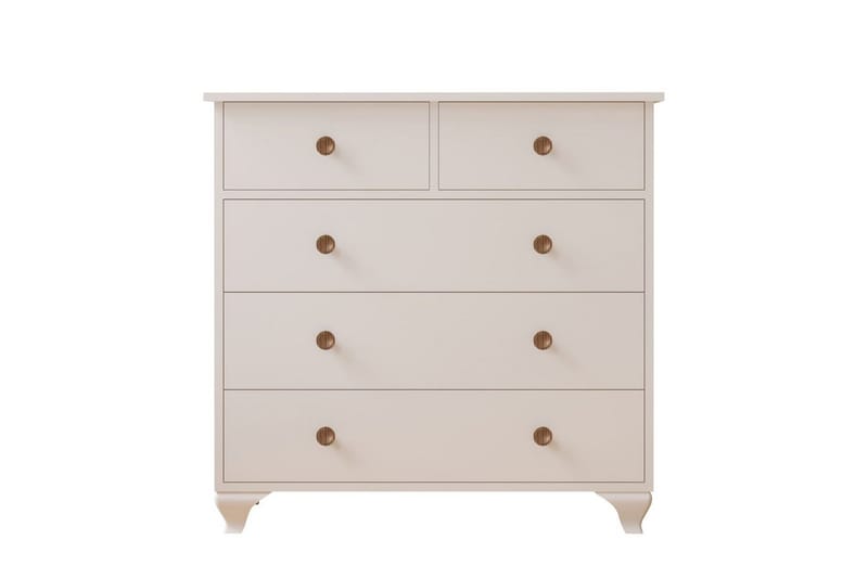 Elyra Hjørnekommode 90 cm - Matt Hvit - Oppbevaring - Oppbevaringsmøbler - Kommode