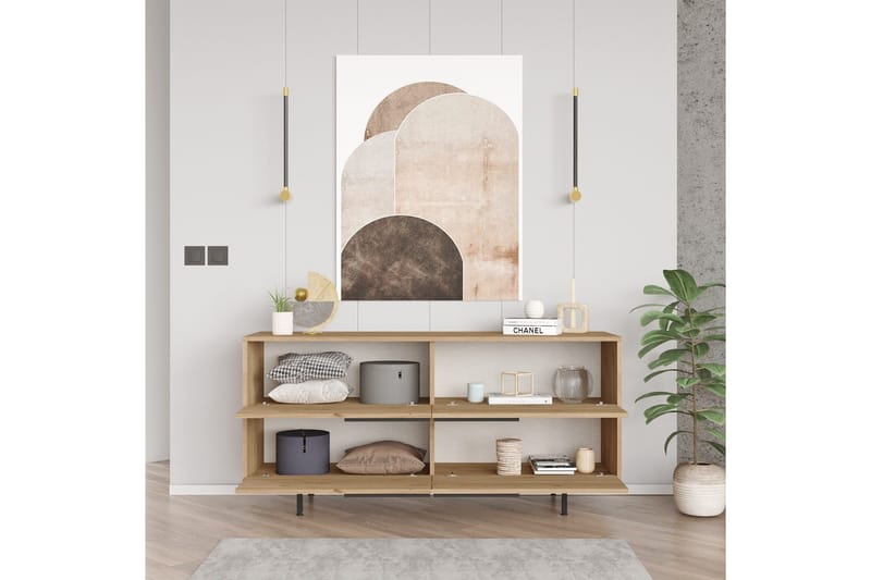 Erhan Møbelssett for Stue - Eik - Oppbevaring - Oppbevaringsmøbler - Møbelsett til stue