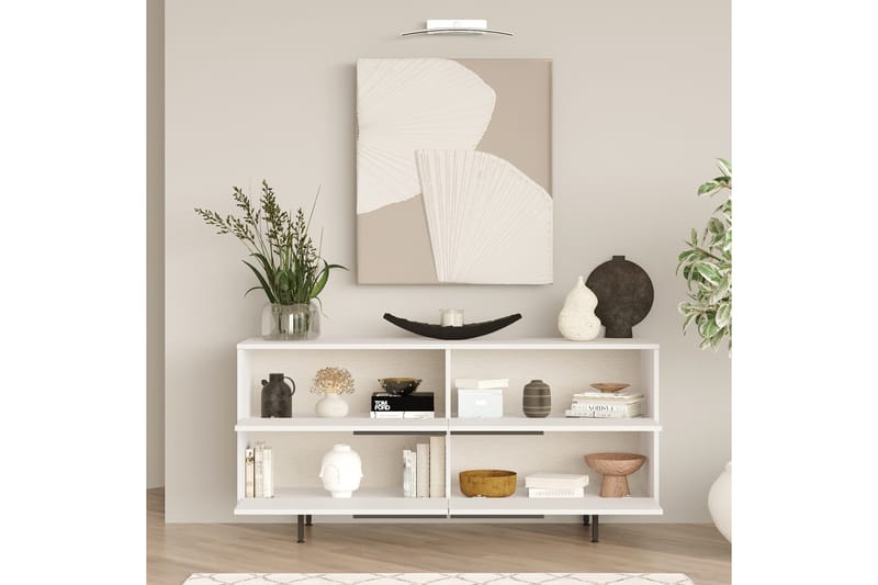 Erhan Møbelssett for Stue - Hvit - Oppbevaring - Oppbevaringsmøbler - Møbelsett til stue