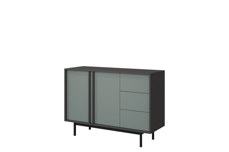 Farshian Skjenk 123x43 cm - Grå/Grønn - Oppbevaring - Oppbevaringsmøbler - Sideboard & skjenk