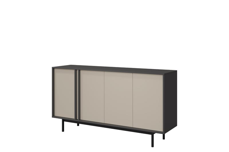 Farshian Skjenk 163x43 cm - Grå/Beige - Oppbevaring - Oppbevaringsmøbler - Sideboard & skjenk