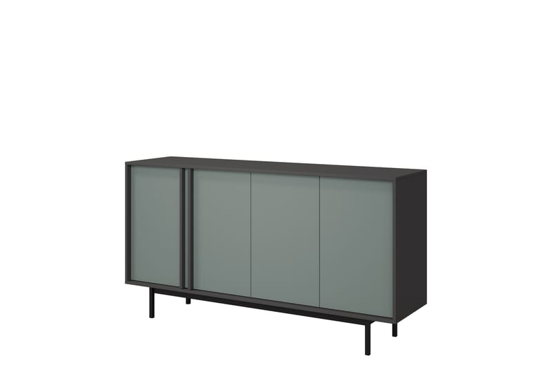 Farshian Skjenk 163x43 cm - Grå/Grønn - Oppbevaring - Oppbevaringsmøbler - Sideboard & skjenk