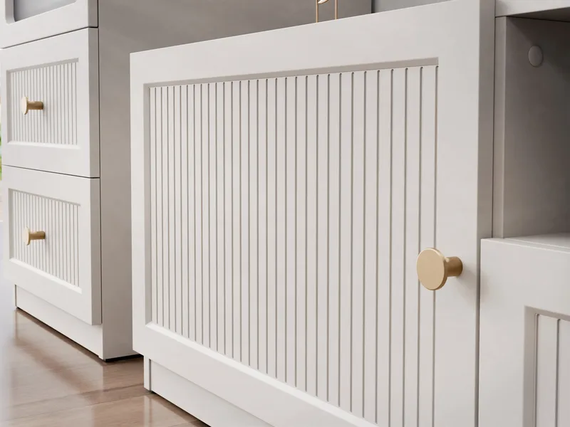 Fayric Møbelsett for stue - Beige - Oppbevaring - Oppbevaringsmøbler - Møbelsett til stue