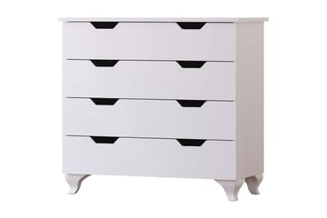 Feylor Hjørnekommode 86 cm - Matt Hvit - Oppbevaring - Oppbevaringsmøbler - Kommode