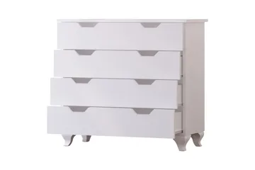 Feylor Hjørnekommode 86 cm - Matt Hvit - Oppbevaring - Oppbevaringsmøbler - Kommode