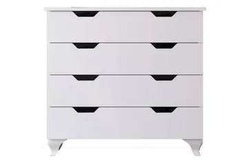 Feylor Hjørnekommode 86 cm - Matt Hvit - Oppbevaring - Oppbevaringsmøbler - Kommode