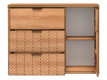 Fonti Skjenk 118 cm - Brun|svart - Oppbevaring - Oppbevaringsmøbler - Kommode