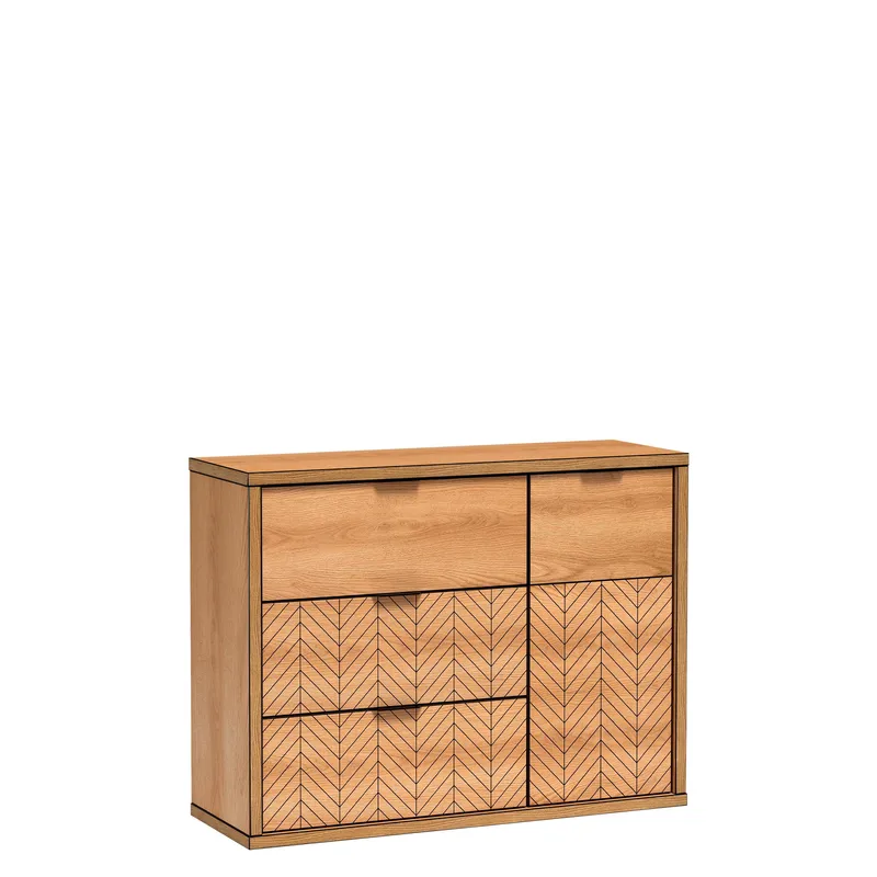 Fonti Skjenk 118 cm, Brun|svart