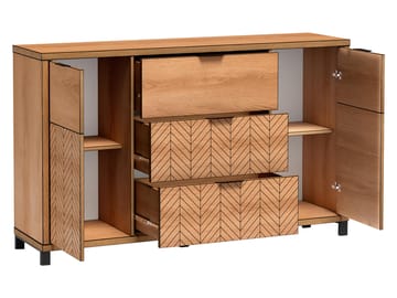 Fonti Skjenk 158 cm - Brun|svart - Oppbevaring - Oppbevaringsmøbler - Sideboard & skjenk