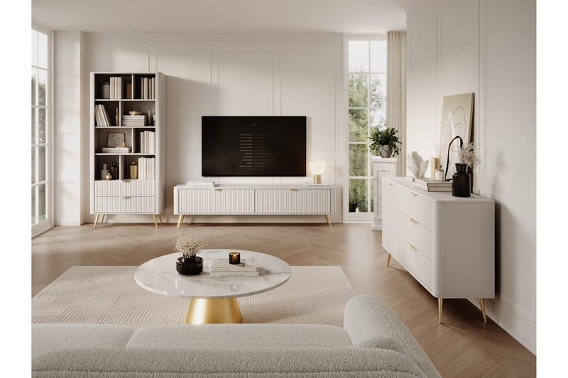 Forba Møbelsett til Stue - Beige - Oppbevaring - Oppbevaringsmøbler - Møbelsett til stue