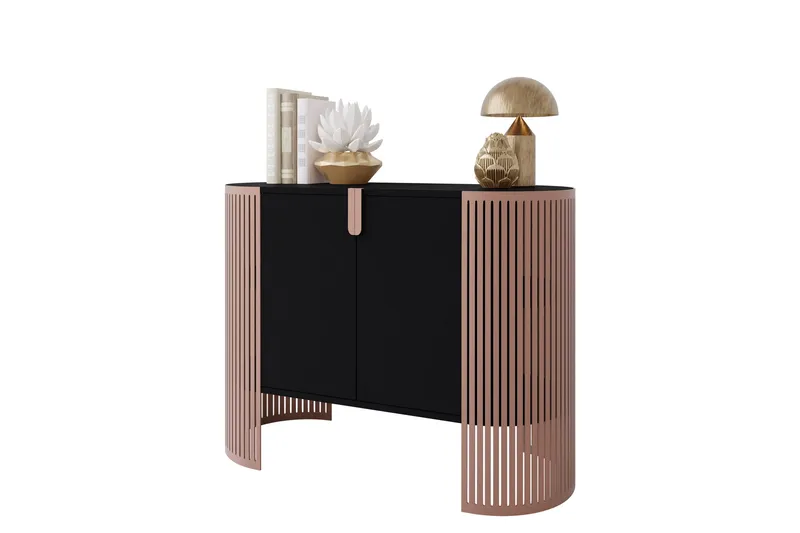 Friend Skjenk 120x40 cm - Rosa/Svart - Oppbevaring - Oppbevaringsmøbler - Sideboard & skjenk