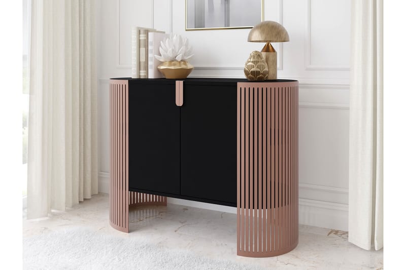 Friend Skjenk 120x40 cm - Rosa/Svart - Oppbevaring - Oppbevaringsmøbler - Sideboard & skjenk