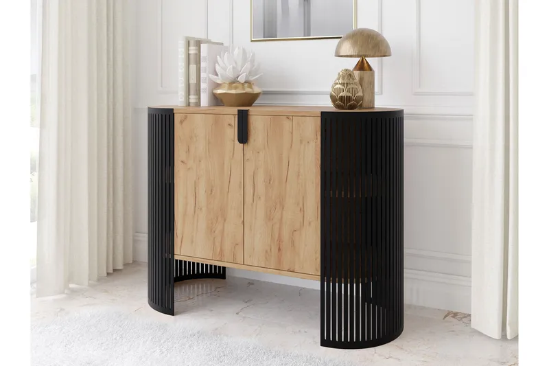 Friend Skjenk 120x40 cm - Svart/Brun - Oppbevaring - Oppbevaringsmøbler - Sideboard & skjenk