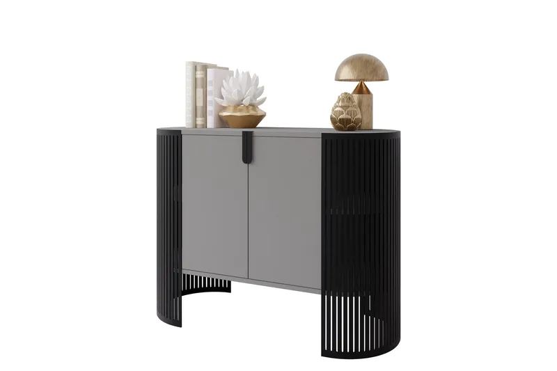 Friend Skjenk 120x40 cm - Svart/Grå - Oppbevaring - Oppbevaringsmøbler - Sideboard & skjenk