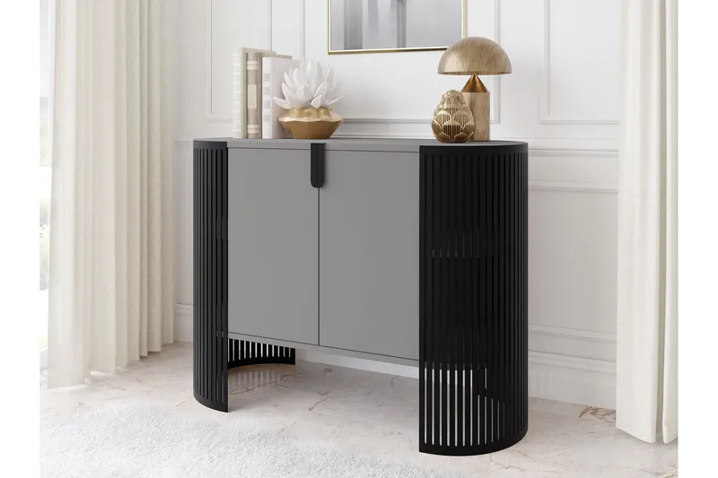 Friend Skjenk 120x40 cm - Svart/Grå - Oppbevaring - Oppbevaringsmøbler - Sideboard & skjenk