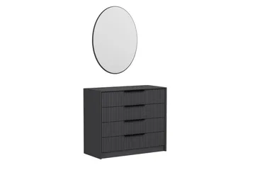 Fruitland Hjørnekommode 100 cm - Antrasitt - Oppbevaring - Oppbevaringsmøbler - Kommode