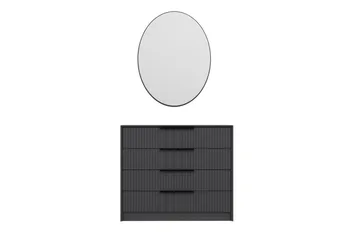 Fruitland Hjørnekommode 100 cm - Antrasitt - Oppbevaring - Oppbevaringsmøbler - Kommode