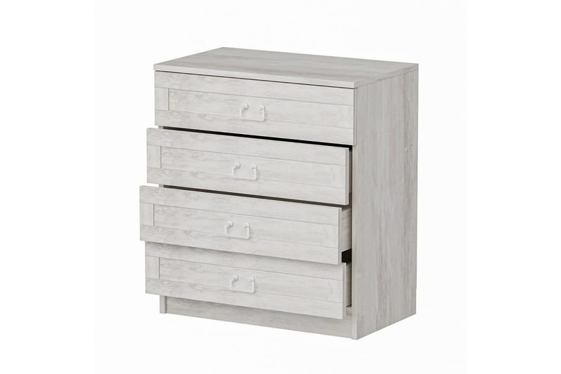 Fruitland Hjørnekommode 72 cm - Hvit - Oppbevaring - Oppbevaringsmøbler - Kommode