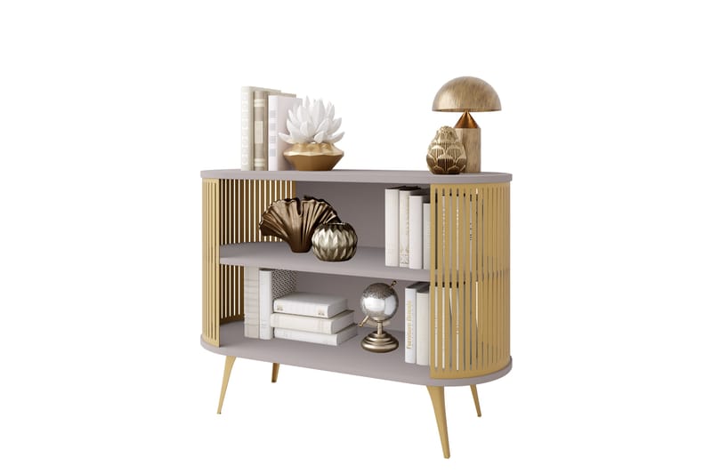 Galia Skjenk 120x40 cm - Gull/Beige - Oppbevaring - Oppbevaringsmøbler - Sideboard & skjenk