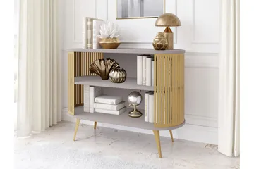 Galia Skjenk 120x40 cm - Gull/Beige - Oppbevaring - Oppbevaringsmøbler - Sideboard & skjenk